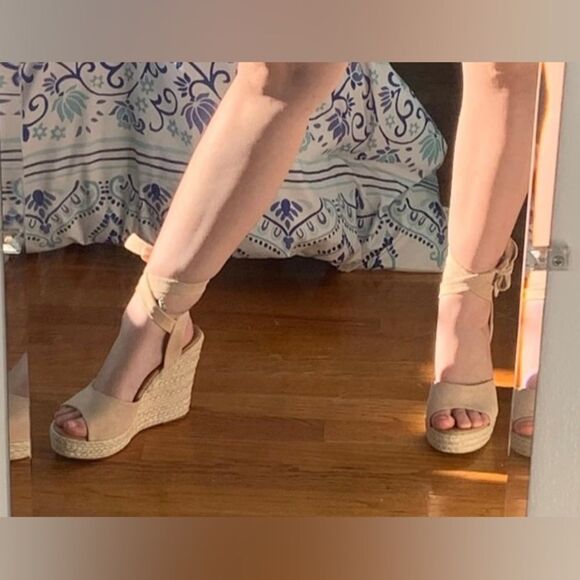 Espadrille Platform Wedge Sandals - Picture 2 of 8